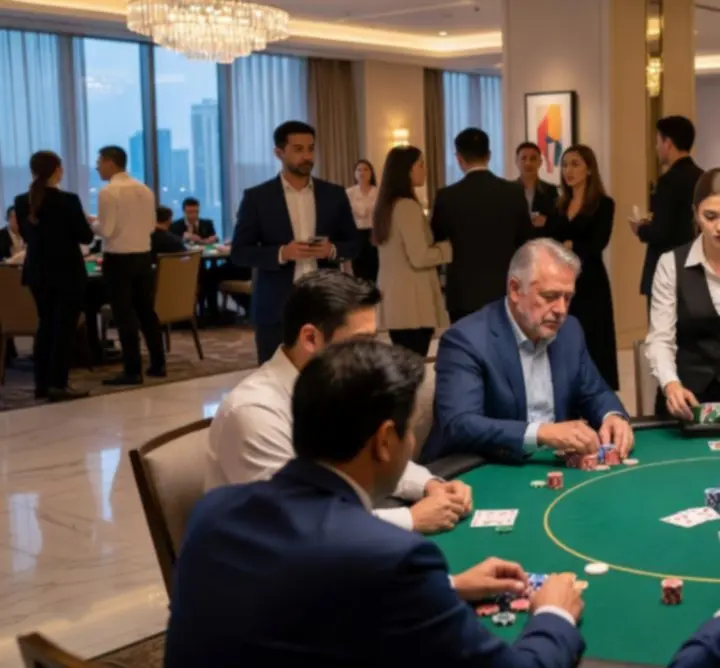 Zdjęcia z turniejów pokerowych w GG-299-783 LIMITED z graczami przy stołach