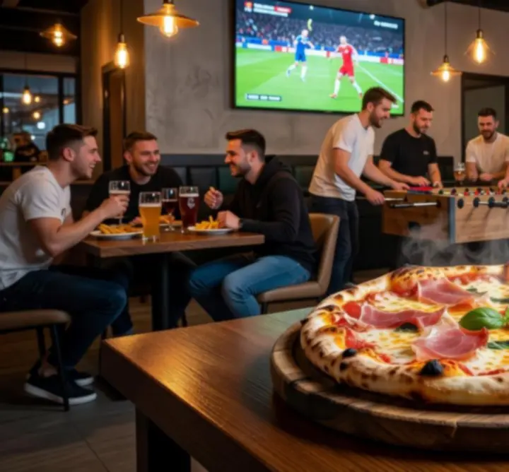 Pizza serwowana w sport barze GG-299-783 LIMITED